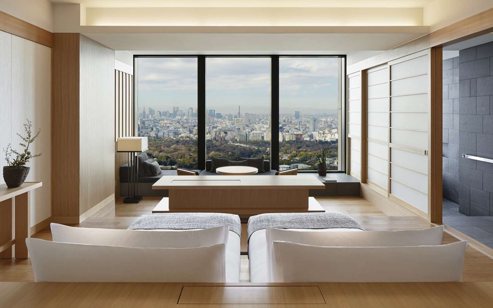 Aman Tokyo，大手町之森上方（Guest room）