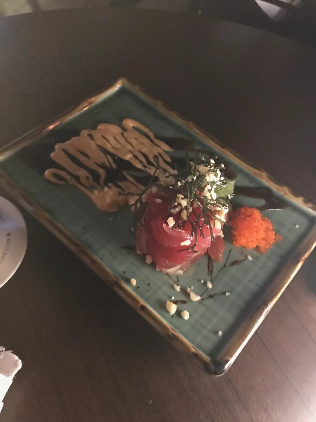 日料餐厅的金枪鱼