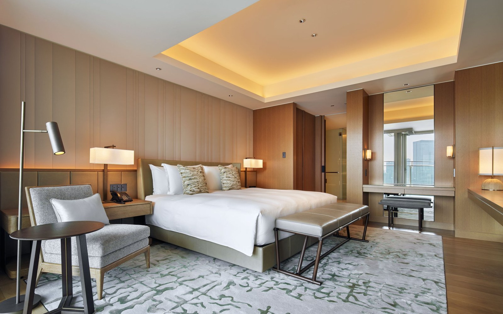 Palace Hotel Tokyo，皇居护城河边（Guest room）