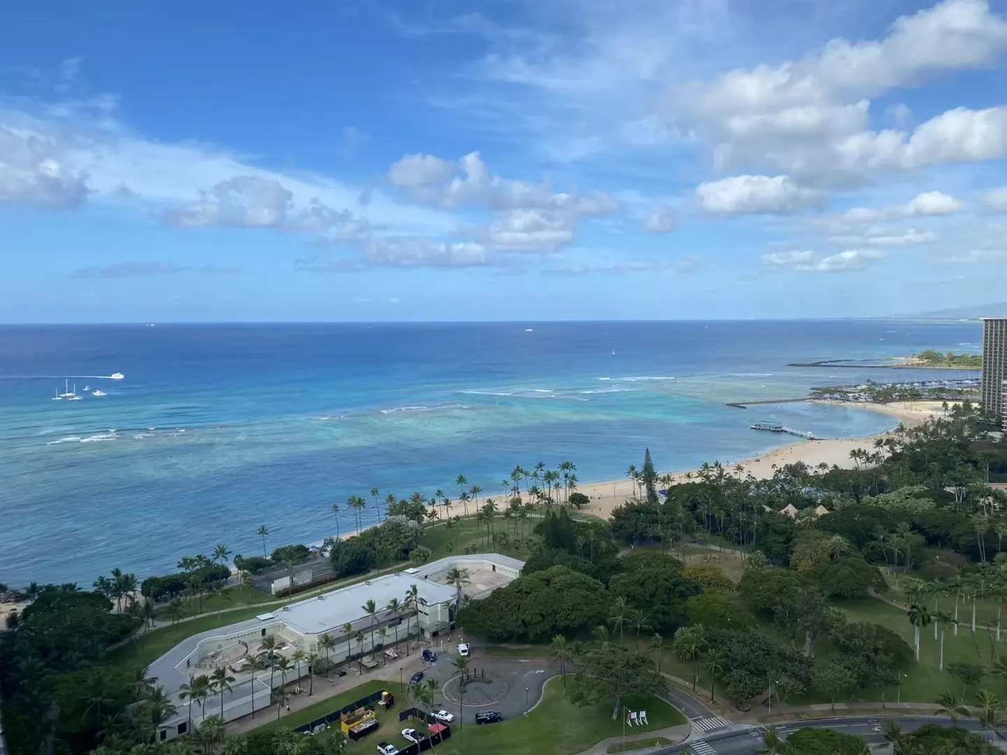 Waikiki 上空