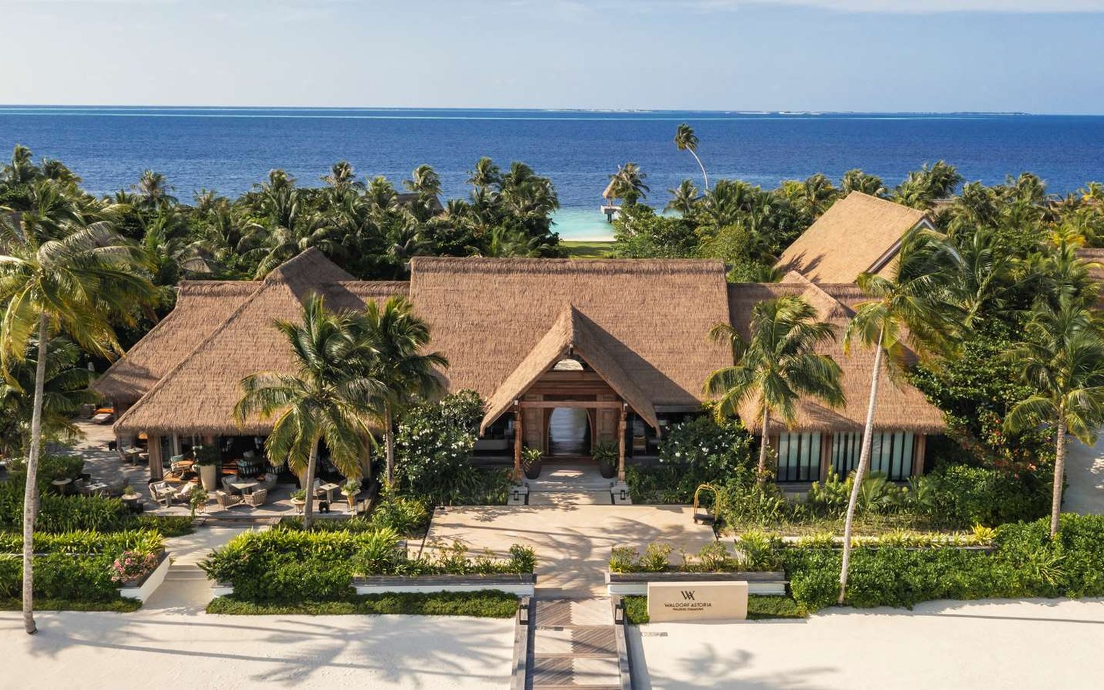 Waldorf Astoria Maldives Ithaafushi，三座私人岛（Exterior view）